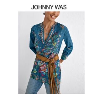 Johnny Was Henley Voyager Tunic